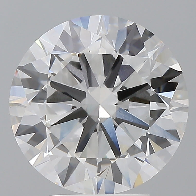 4.50 Carat Round Shaped, Excellent Cut, E Color, VVS2 Clarity, IGI Certified Lab Grown Diamond