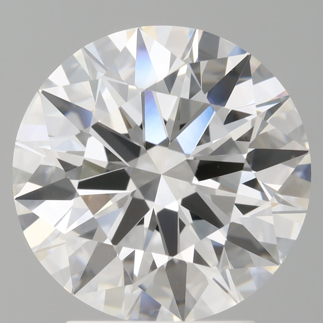 3.03 Carat Round Shaped, Excellent Cut, E Color, VVS2 Clarity, IGI Certified Lab Grown Diamond