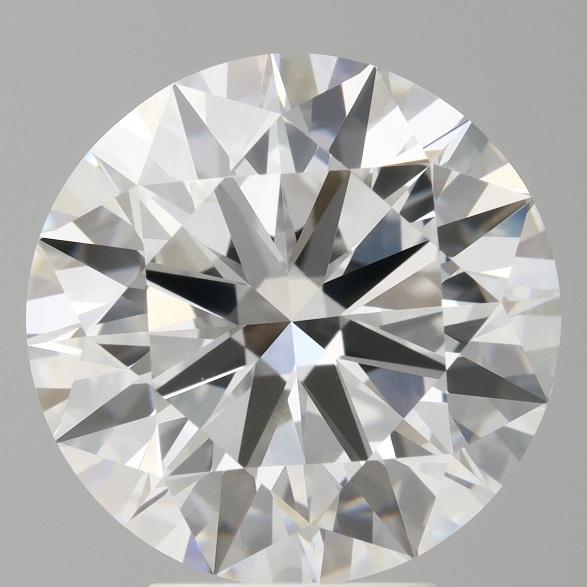 5.00 Carat Round Shaped, Excellent Cut, F Color, VVS2 Clarity, IGI Certified Lab Grown Diamond
