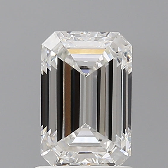1.57 Carat Emerald Shaped, Ideal Cut, E Color, VVS2 Clarity, IGI Certified Lab Grown Diamond