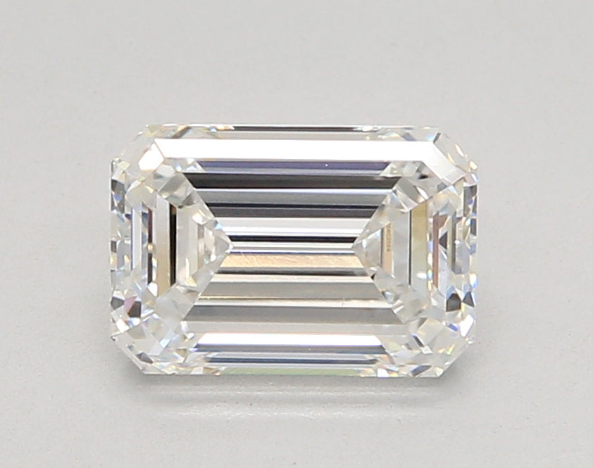 2.05 Carat Emerald Shaped, Ideal Cut, E Color, VVS1 Clarity, IGI Certified Lab Grown Diamond