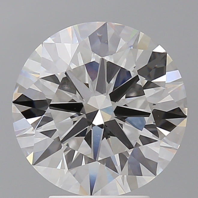 4.09 Carat Round Shaped, Ideal Cut, E Color, VVS2 Clarity, IGI Certified Lab Grown Diamond