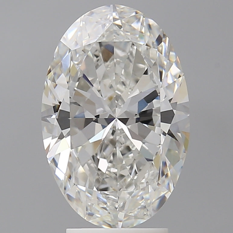 4.01 Carat Oval Shaped, Ideal Cut, F Color, VVS2 Clarity, IGI Certified Lab Grown Diamond