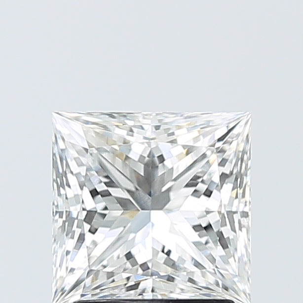 2.09 Carat Princess Shaped, Ideal Cut, E Color, VVS2 Clarity, IGI Certified Lab Grown Diamond