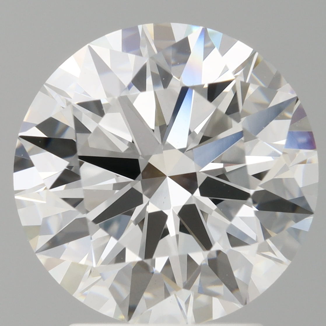 3.04 Carat Round Shaped, Ideal Cut, E Color, VVS2 Clarity, IGI Certified Lab Grown Diamond