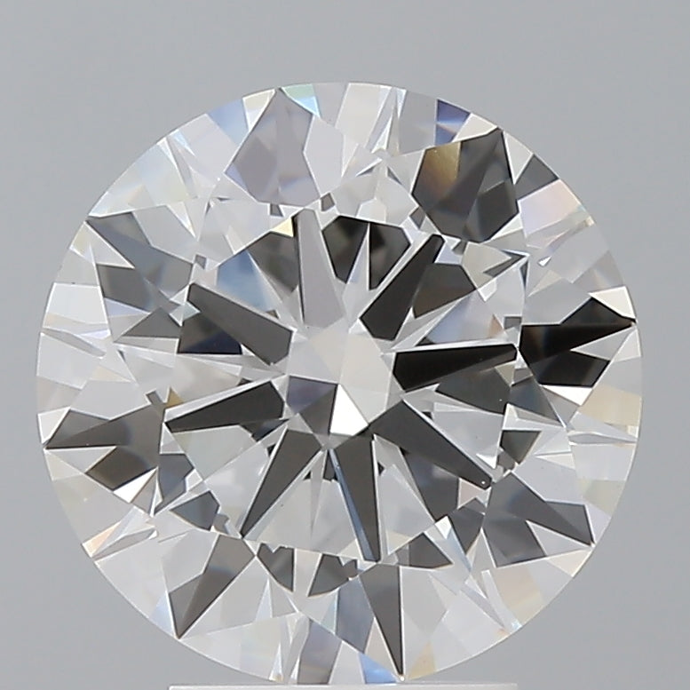 4.04 Carat Round Shaped, Ideal Cut, E Color, VVS2 Clarity, IGI Certified Lab Grown Diamond