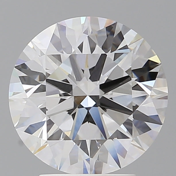 3.55 Carat Round Shaped, Ideal Cut, F Color, VVS2 Clarity, IGI Certified Lab Grown Diamond