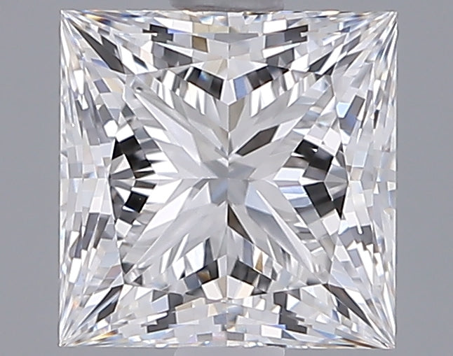 1.51 Carat Princess Shaped, Ideal Cut, D Color, VVS1 Clarity, IGI Certified Lab Grown Diamond