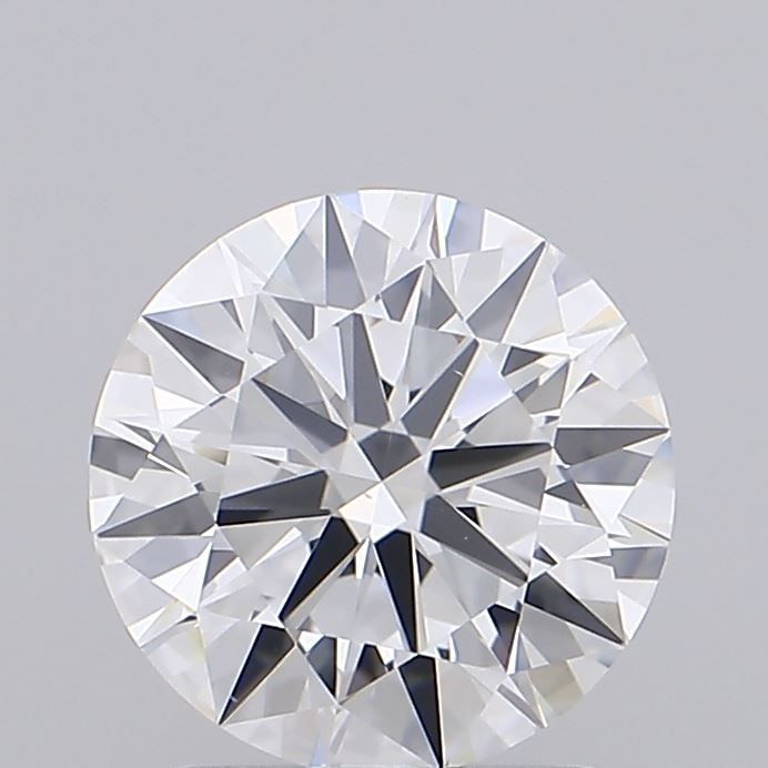 1.57 Carat Round Shaped, Ideal Cut, D Color, VS1 Clarity, IGI Certified Lab Grown Diamond