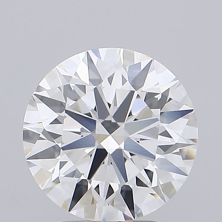 3.20 Carat Round Shaped, Ideal Cut, F Color, VVS2 Clarity, IGI Certified Lab Grown Diamond