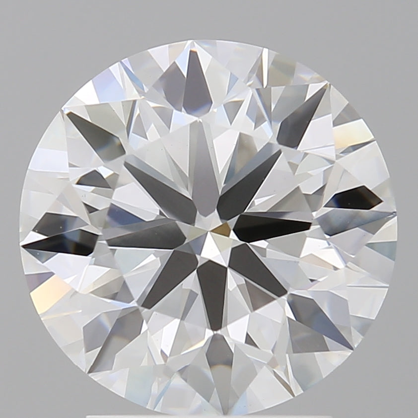 3.00 Carat Round Shaped, Ideal Cut, E Color, VVS2 Clarity, IGI Certified Lab Grown Diamond