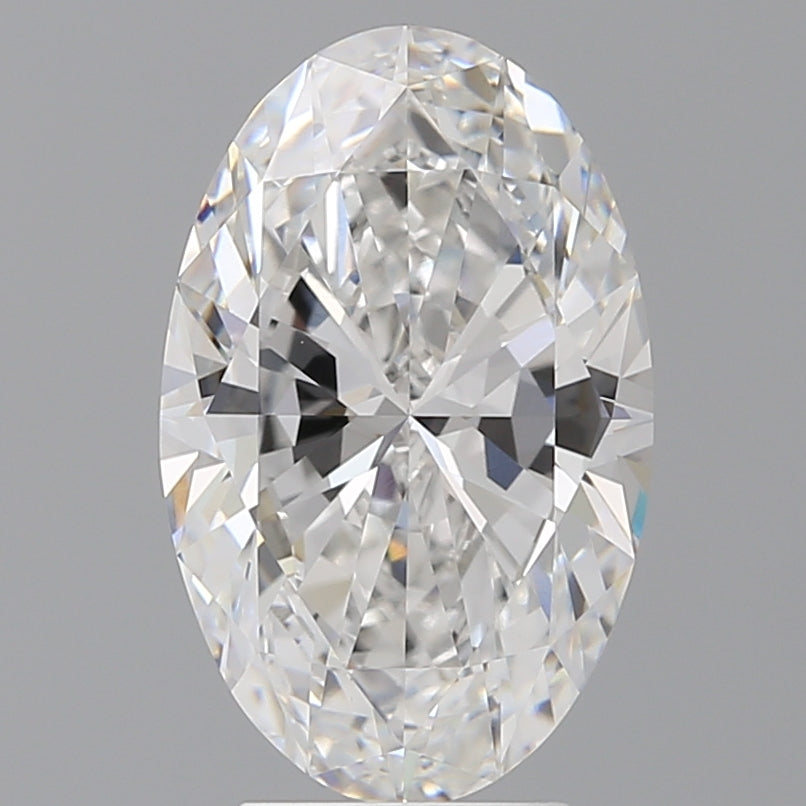 4.10 Carat Oval Shaped, Ideal Cut, E Color, VVS2 Clarity, IGI Certified Lab Grown Diamond