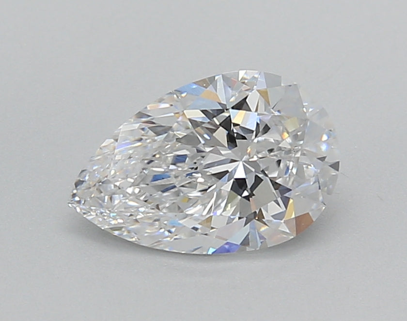 1.14 Carat Pear Shaped, Excellent Cut, D Color, VS1 Clarity, IGI Certified Lab Grown Diamond