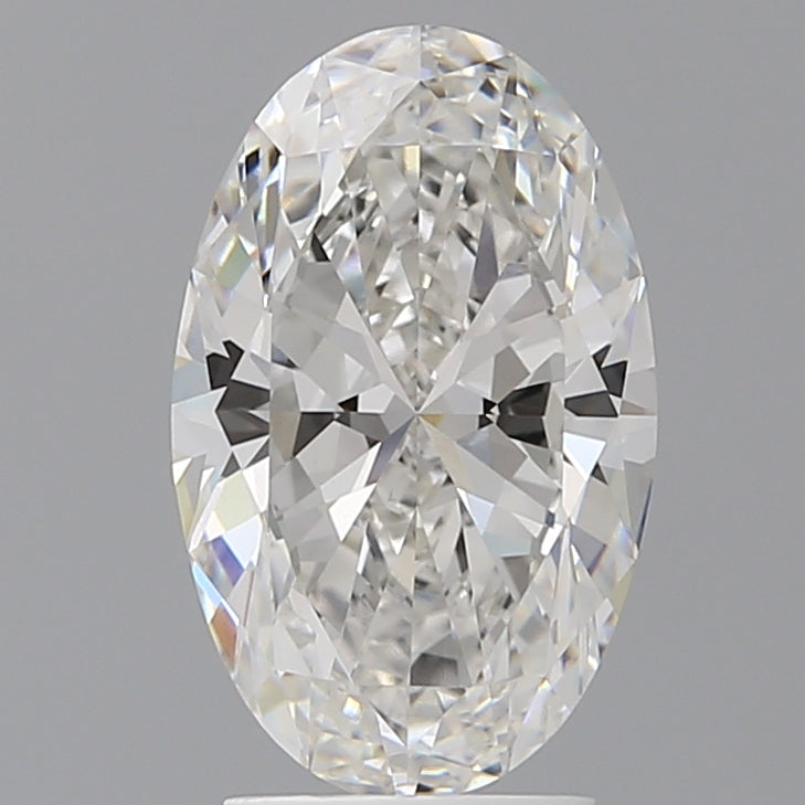 3.10 Carat Oval Shaped, Ideal Cut, F Color, VVS2 Clarity, IGI Certified Lab Grown Diamond