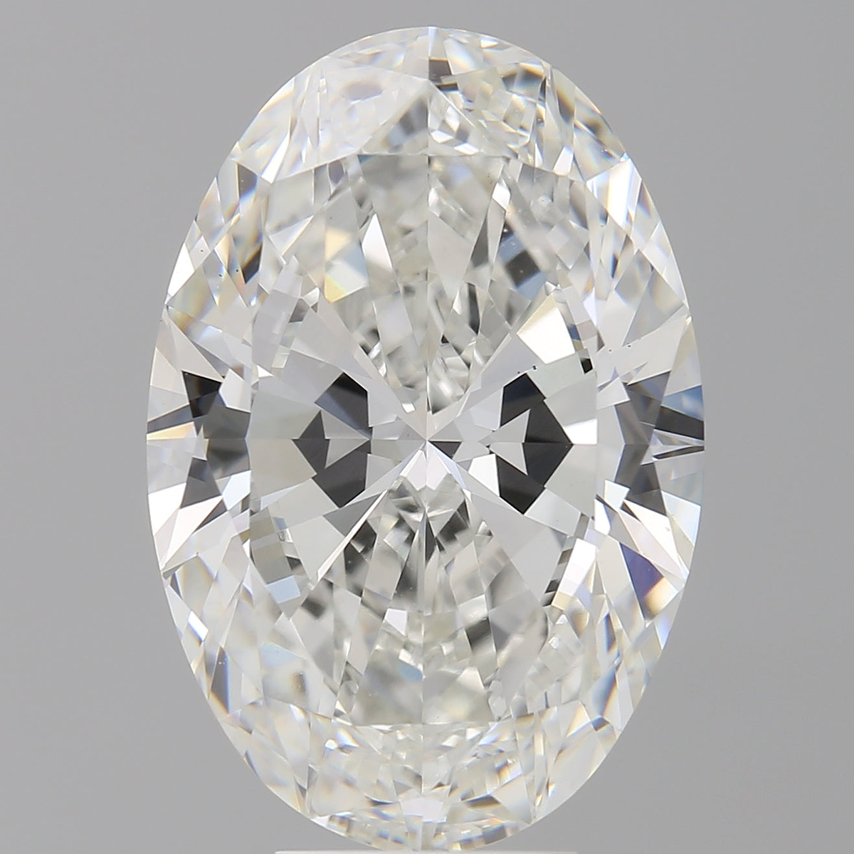 8.01 Carat Oval Shaped, Excellent Cut, F Color, VVS2 Clarity, IGI Certified Lab Grown Diamond