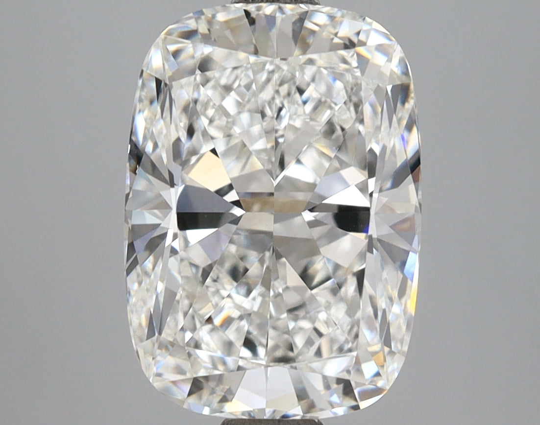 4.26 Carat Cushion Shaped, Ideal Cut, F Color, VVS2 Clarity, IGI Certified Lab Grown Diamond