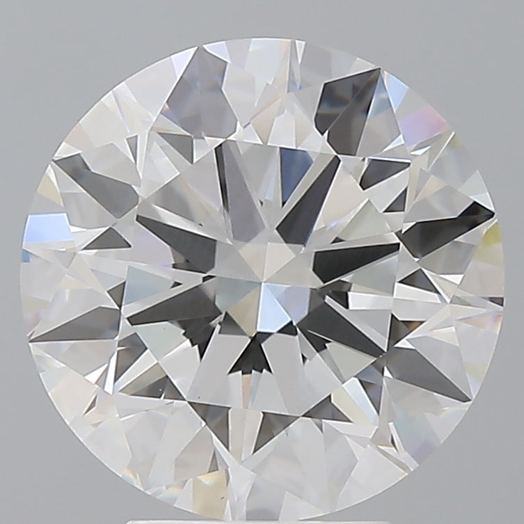 4.50 Carat Round Shaped, Ideal Cut, E Color, VVS2 Clarity, IGI Certified Lab Grown Diamond