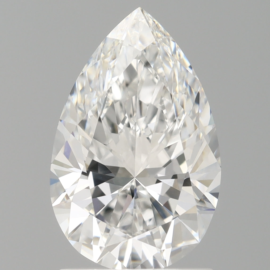1.59 Carat Pear Shaped, Ideal Cut, E Color, VVS2 Clarity, IGI Certified Lab Grown Diamond