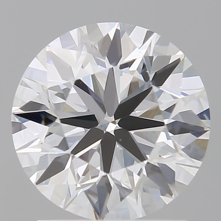 1.97 Carat Round Shaped, Very Good Cut, D Color, VVS2 Clarity, IGI Certified Lab Grown Diamond