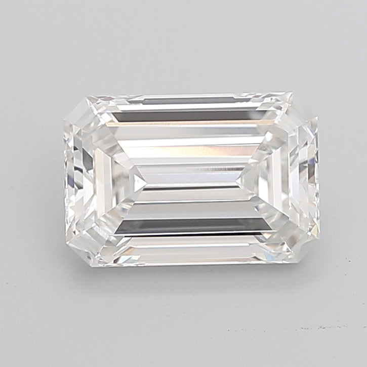 4.04 Carat Emerald Shaped, Excellent Cut, G Color, VVS2 Clarity, IGI Certified Lab Grown Diamond