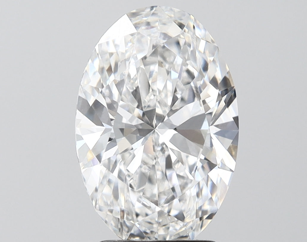 3.09 Carat Oval Shaped, Ideal Cut, D Color, VS1 Clarity, IGI Certified Lab Grown Diamond