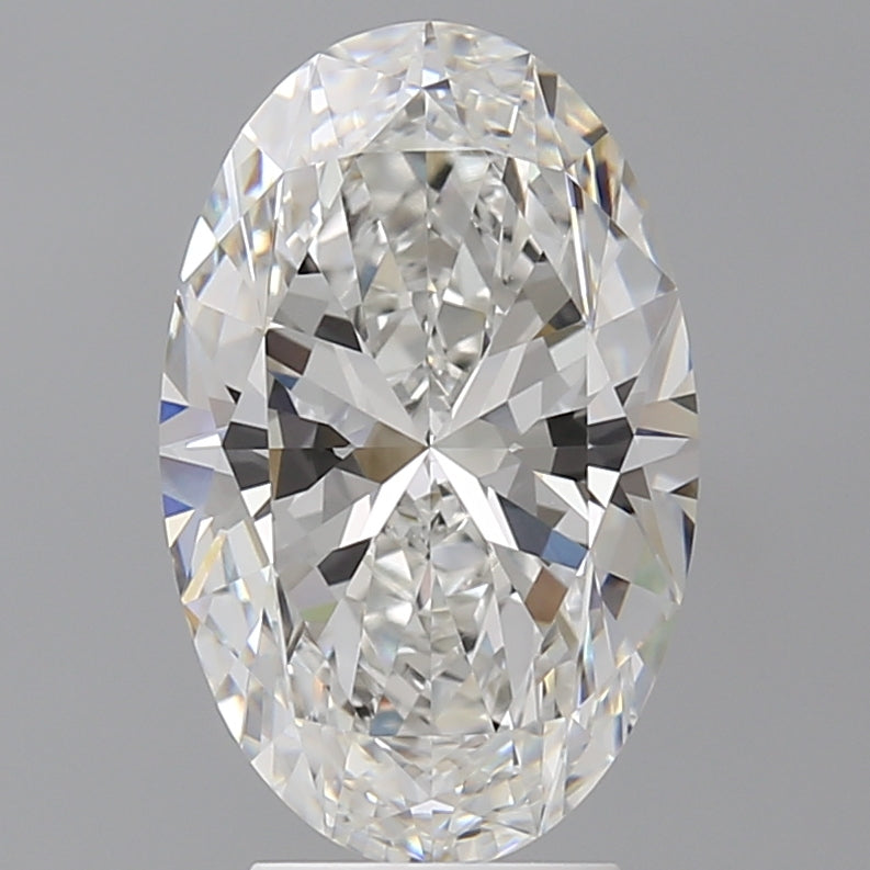 4.07 Carat Oval Shaped, Ideal Cut, E Color, VVS2 Clarity, IGI Certified Lab Grown Diamond