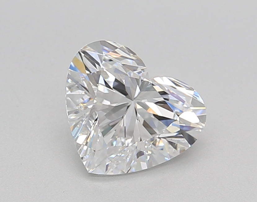 1.09 Carat Heart Shaped, Ideal Cut, D Color, VVS1 Clarity, IGI Certified Lab Grown Diamond