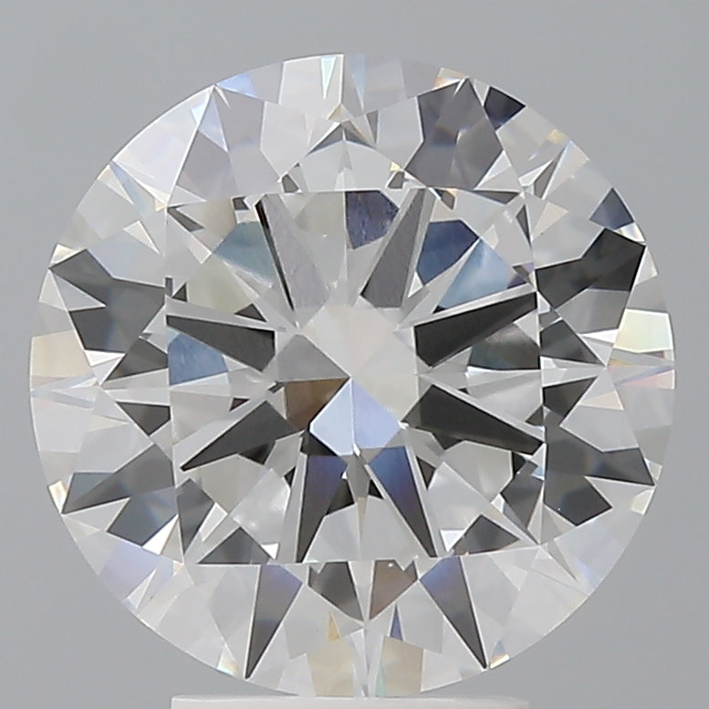4.50 Carat Round Shaped, Excellent Cut, E Color, VVS2 Clarity, IGI Certified Lab Grown Diamond