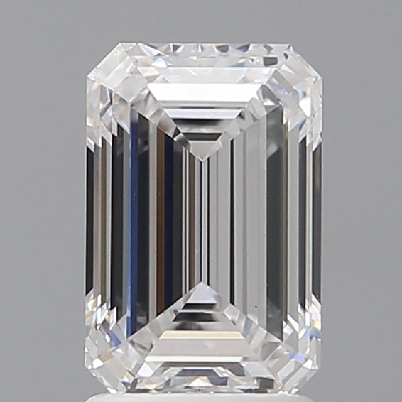 2.04 Carat Emerald Shaped, Ideal Cut, E Color, VVS2 Clarity, IGI Certified Lab Grown Diamond