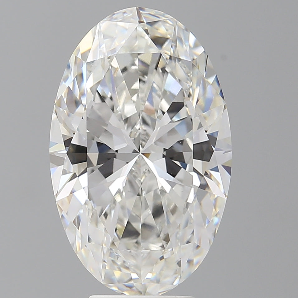 6.59 Carat Oval Shaped, Ideal Cut, F Color, VVS2 Clarity, IGI Certified Lab Grown Diamond