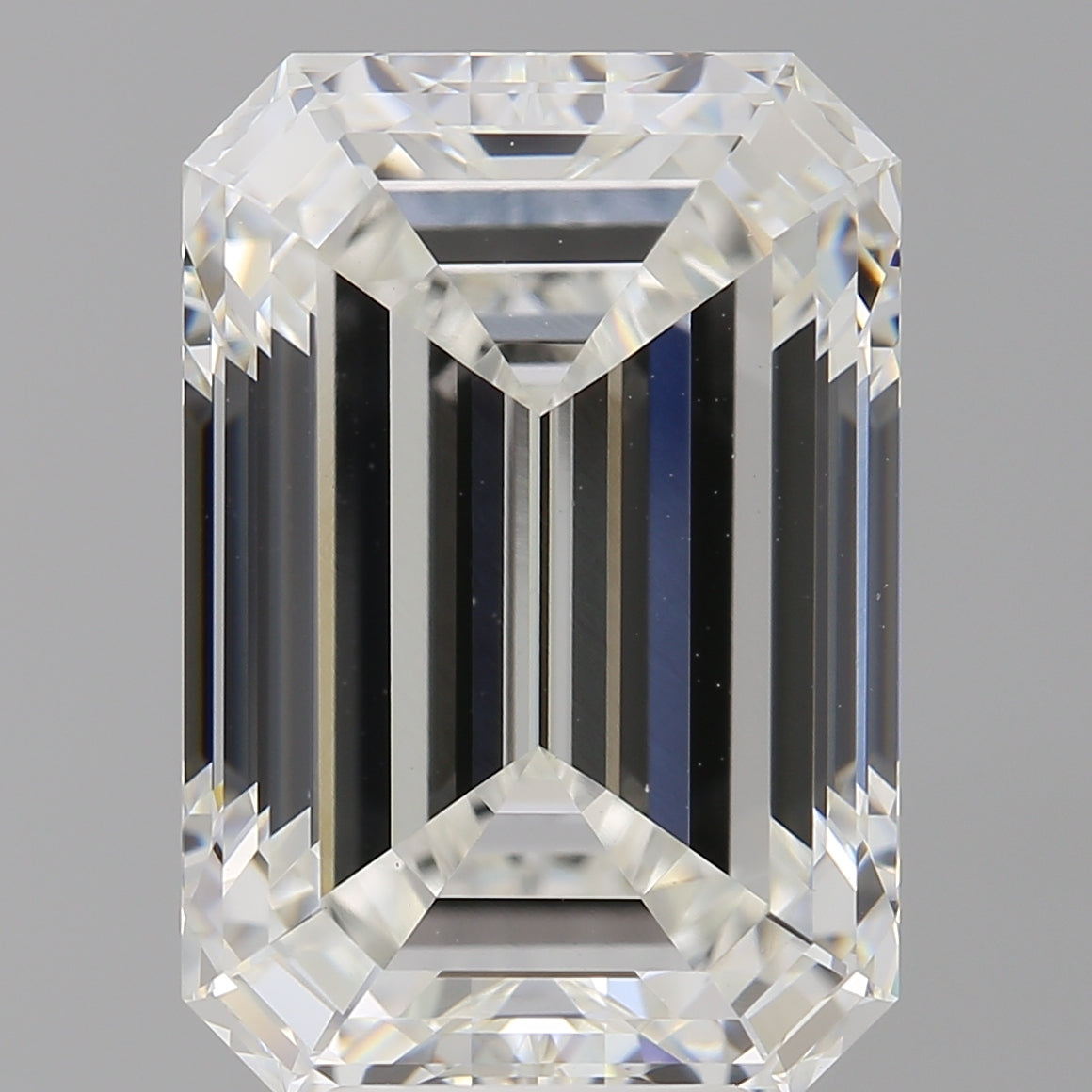 8.09 Carat Emerald Shaped, Ideal Cut, F Color, VVS2 Clarity, IGI Certified Lab Grown Diamond