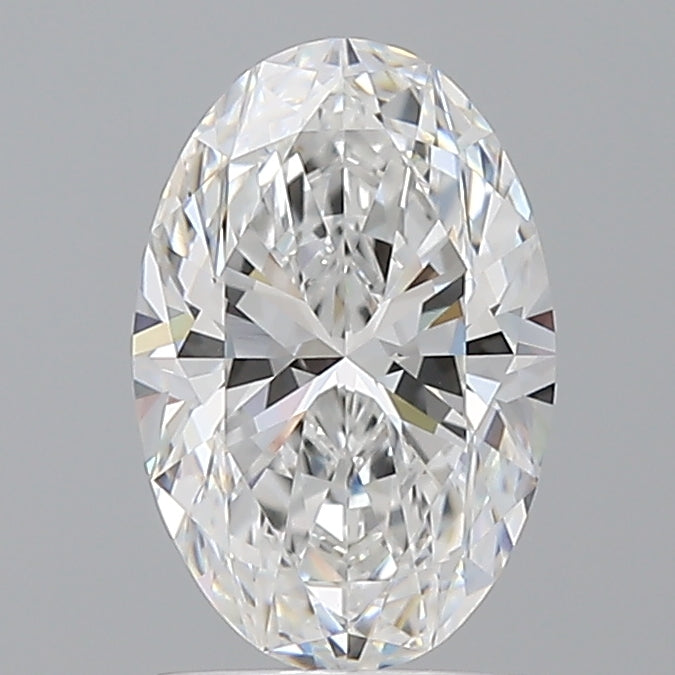 1.58 Carat Oval Shaped, Ideal Cut, D Color, VVS2 Clarity, IGI Certified Lab Grown Diamond