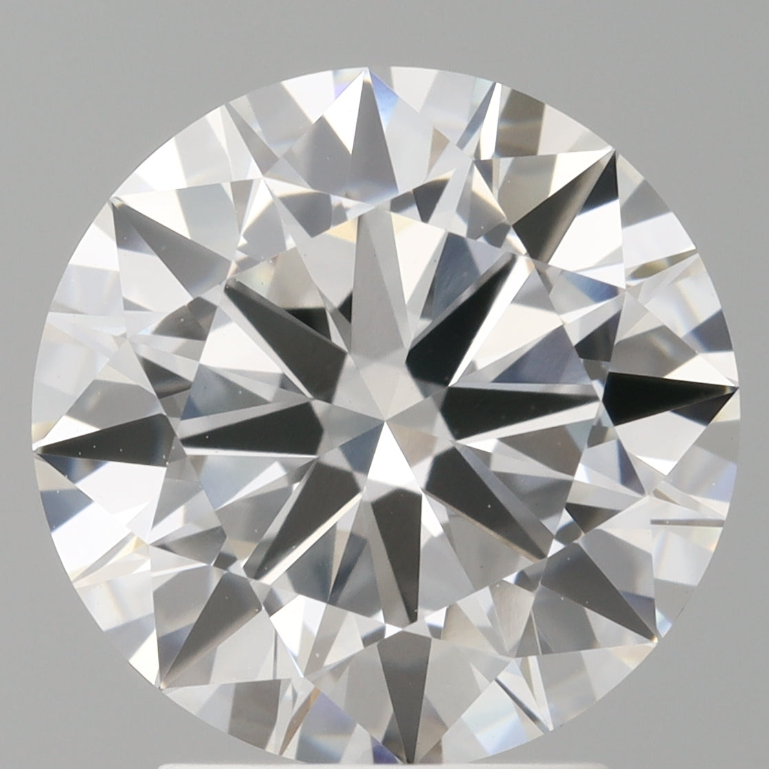 3.00 Carat Round Shaped, Excellent Cut, E Color, VVS2 Clarity, IGI Certified Lab Grown Diamond