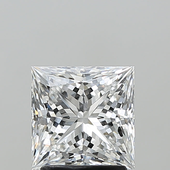 2.09 Carat Princess Shaped, Ideal Cut, E Color, VVS2 Clarity, IGI Certified Lab Grown Diamond