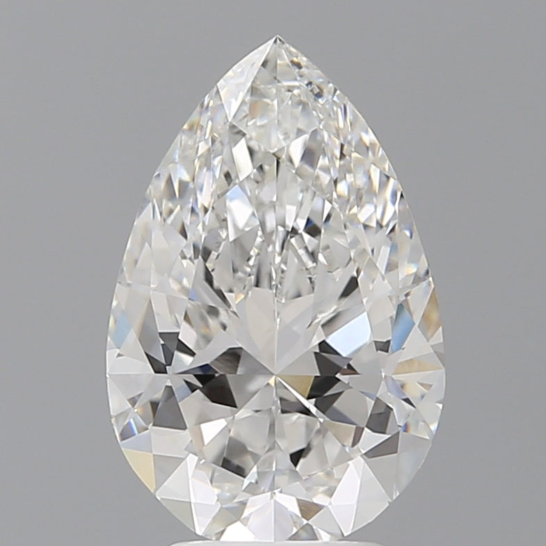 3.55 Carat Pear Shaped, Ideal Cut, E Color, VVS1 Clarity, IGI Certified Lab Grown Diamond