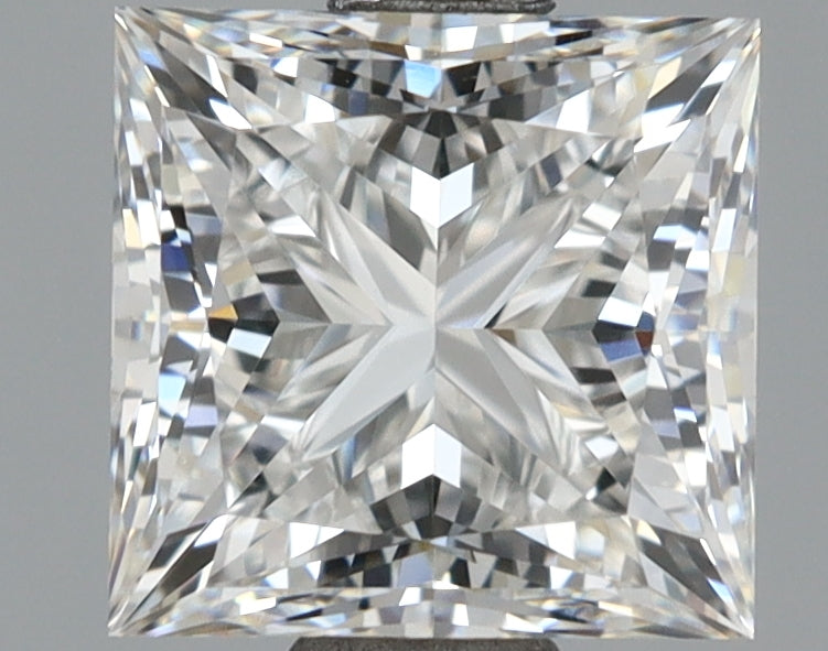 2.04 Carat Princess Shaped, Ideal Cut, E Color, VVS2 Clarity, IGI Certified Lab Grown Diamond