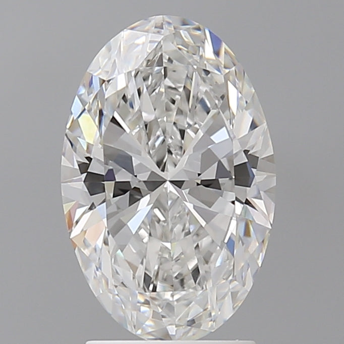2.51 Carat Oval Shaped, Ideal Cut, E Color, VVS2 Clarity, IGI Certified Lab Grown Diamond