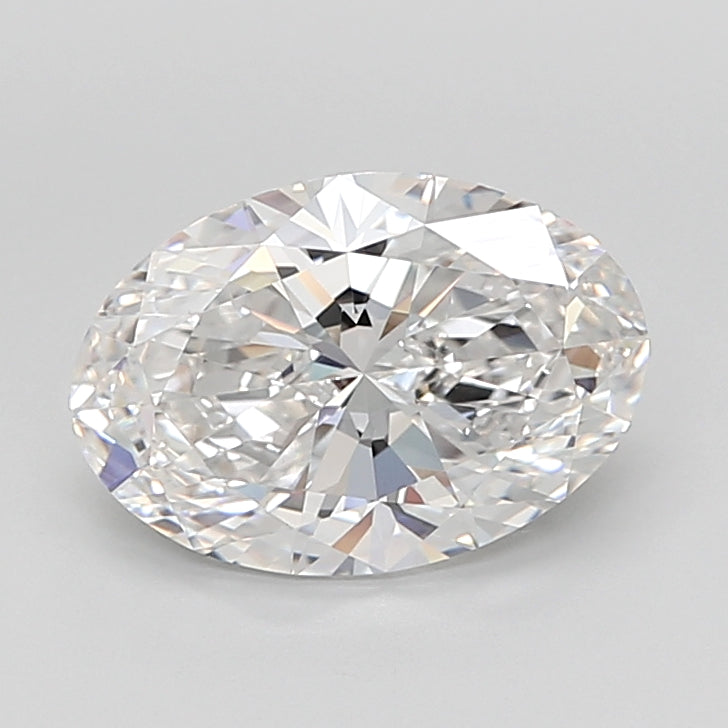 4.03 Carat Oval Shaped, Ideal Cut, E Color, VVS2 Clarity, IGI Certified Lab Grown Diamond