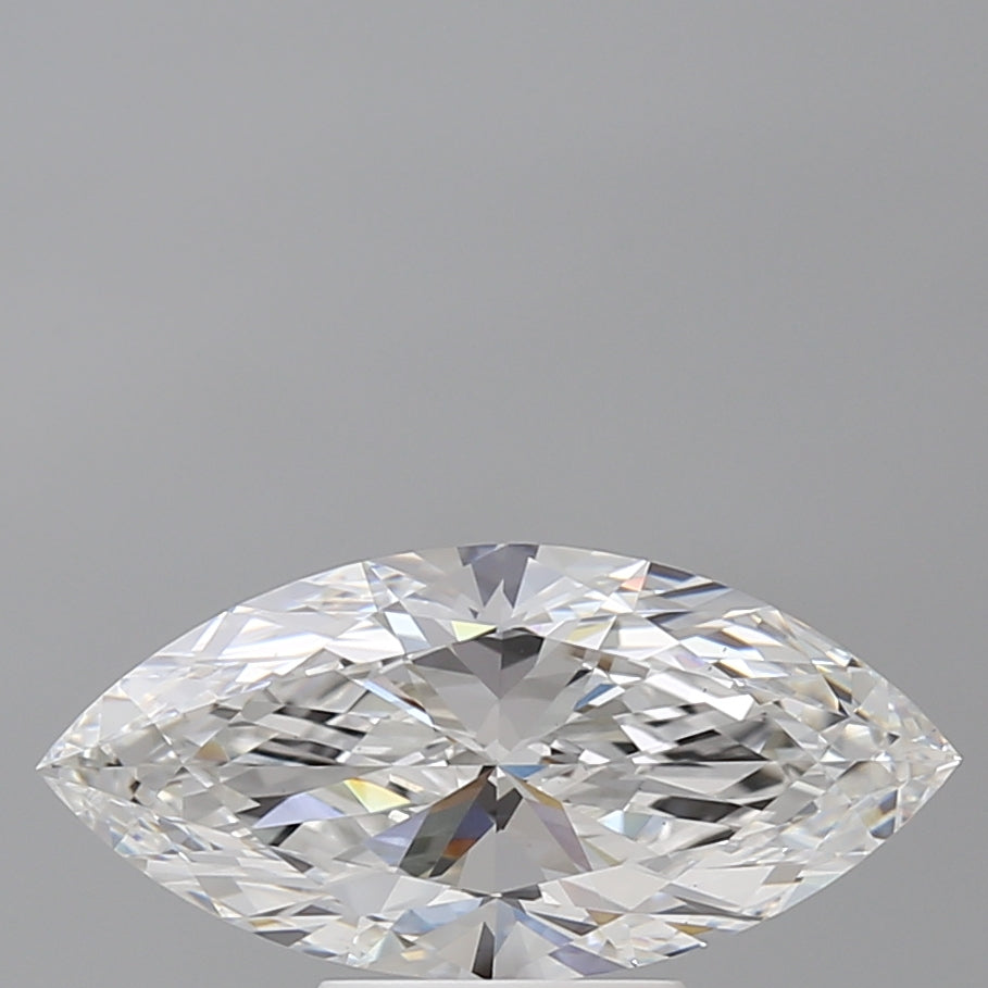 2.54 Carat Marquise Shaped, Excellent Cut, E Color, VS1 Clarity, IGI Certified Lab Grown Diamond