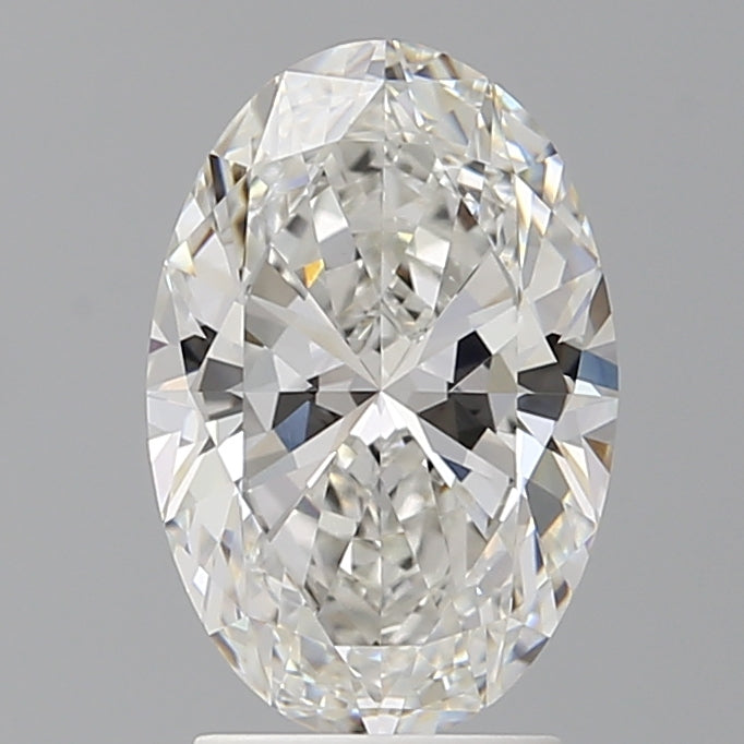 2.58 Carat Oval Shaped, Ideal Cut, F Color, VVS2 Clarity, IGI Certified Lab Grown Diamond