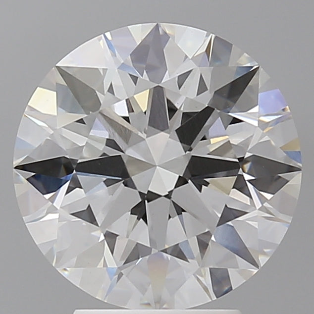 4.09 Carat Round Shaped, Ideal Cut, E Color, VVS2 Clarity, IGI Certified Lab Grown Diamond