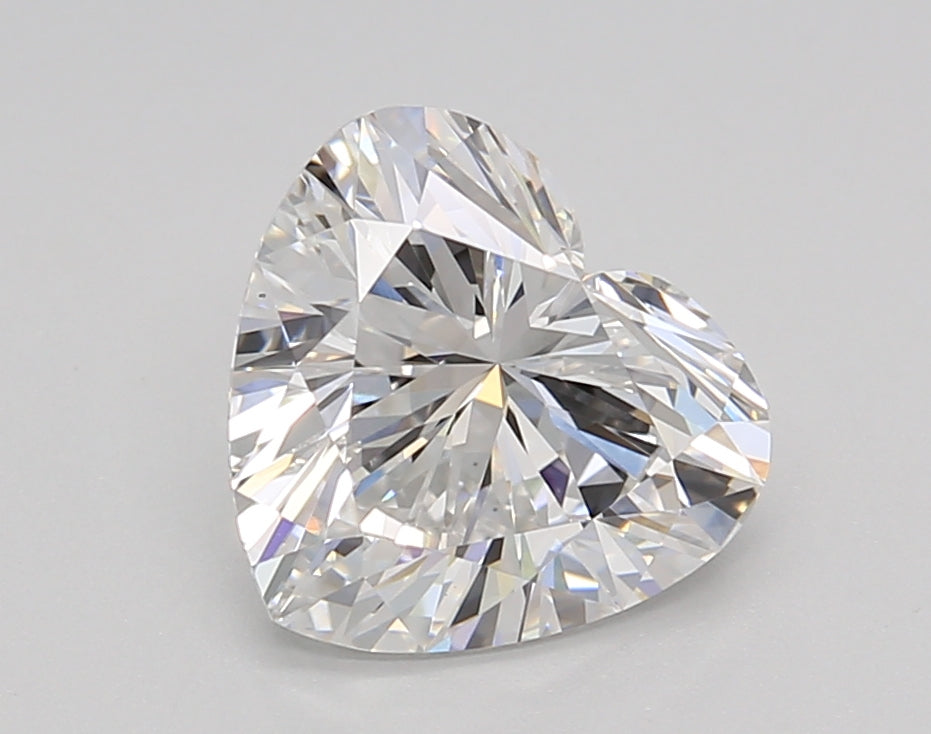 2.02 Carat Heart Shaped, Ideal Cut, E Color, VS1 Clarity, GIA Certified Lab Grown Diamond