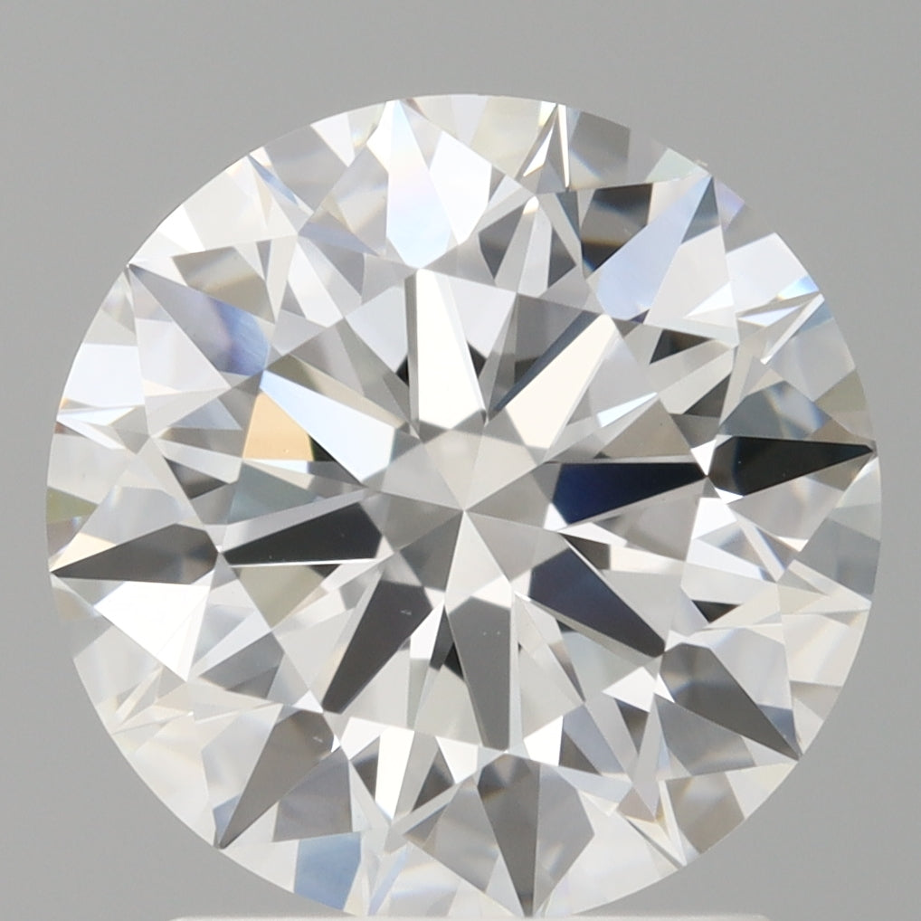 2.09 Carat Round Shaped, Ideal Cut, E Color, VVS2 Clarity, IGI Certified Lab Grown Diamond