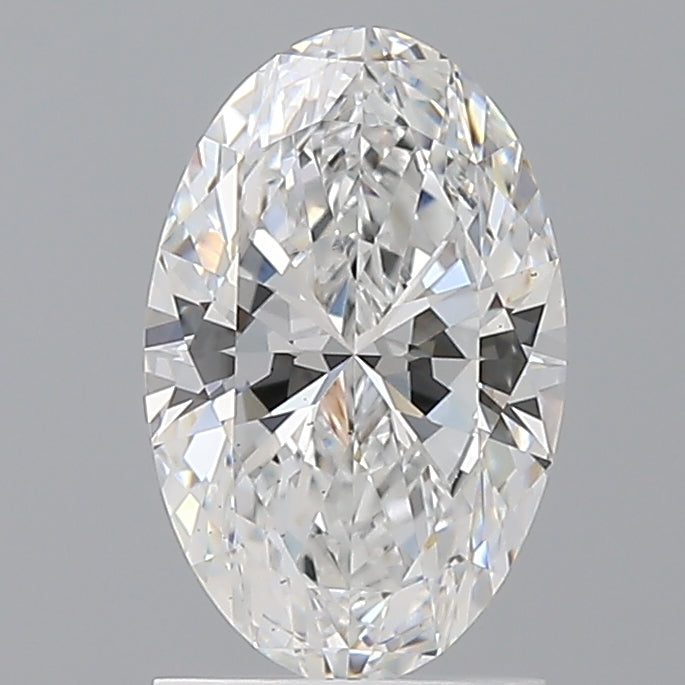 1.59 Carat Oval Shaped, Ideal Cut, D Color, VS1 Clarity, IGI Certified Lab Grown Diamond
