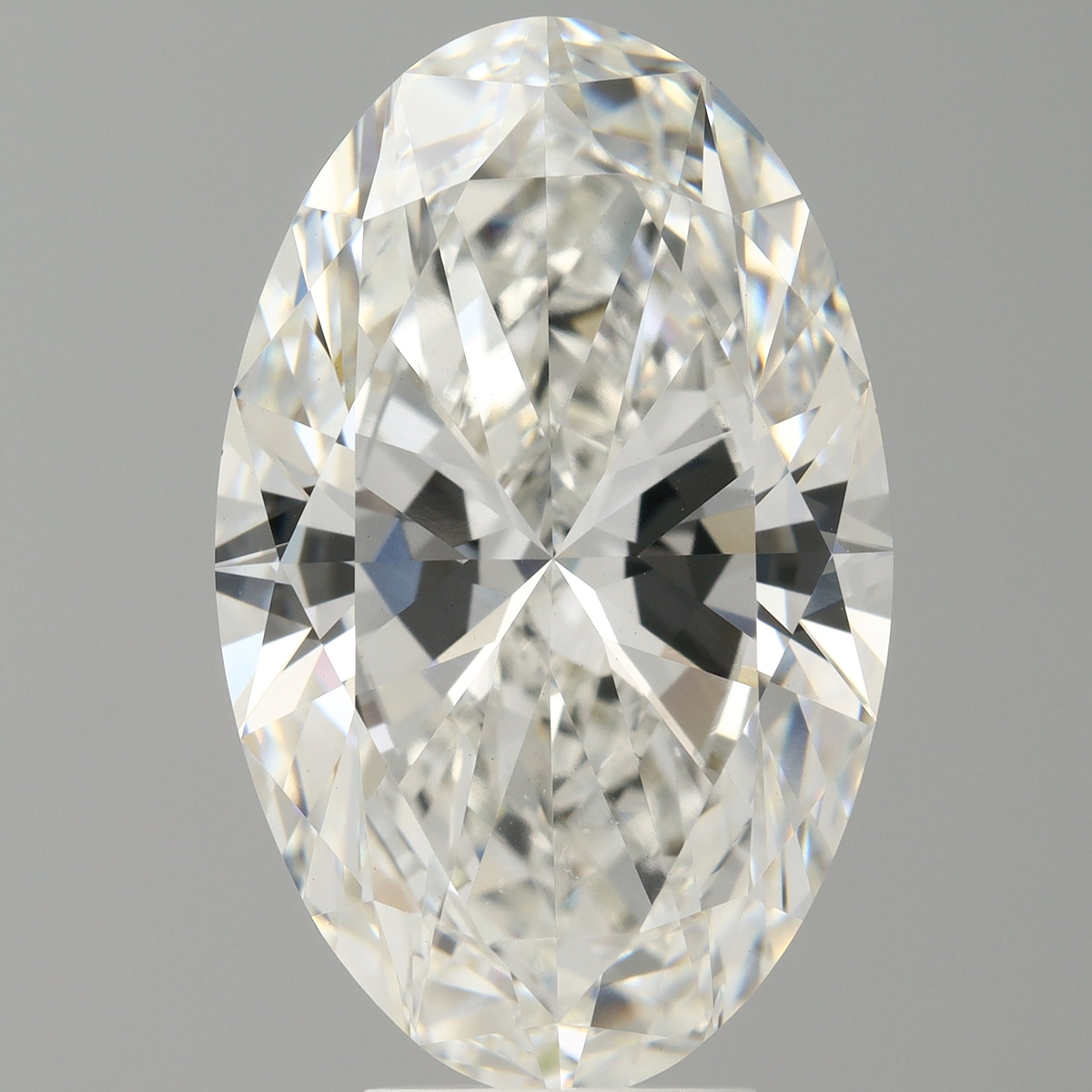 6.09 Carat Oval Shaped, Ideal Cut, E Color, VVS2 Clarity, IGI Certified Lab Grown Diamond