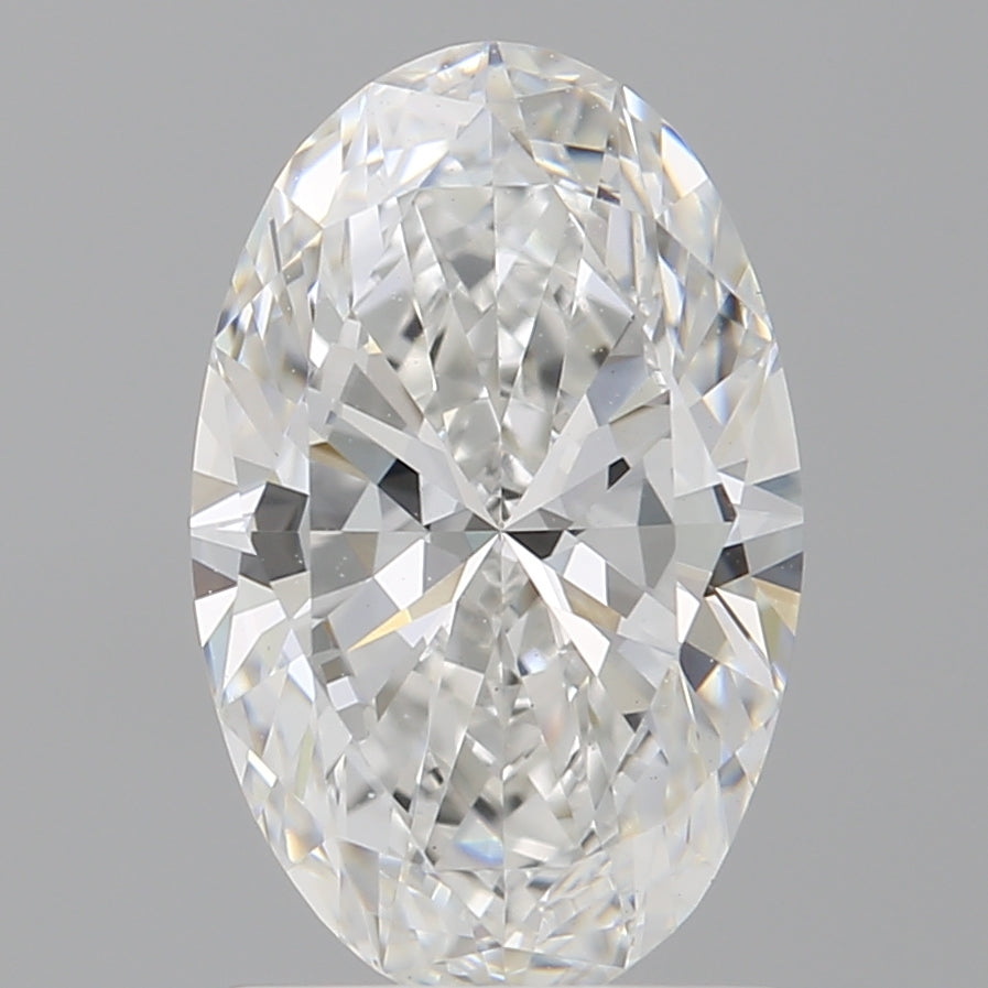 1.60 Carat Oval Shaped, Ideal Cut, E Color, VVS2 Clarity, IGI Certified Lab Grown Diamond