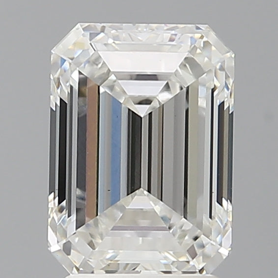 2.55 Carat Emerald Shaped, Excellent Cut, E Color, VS1 Clarity, IGI Certified Lab Grown Diamond