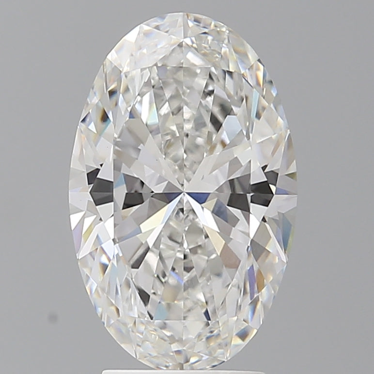 3.56 Carat Oval Shaped, Ideal Cut, E Color, VVS2 Clarity, IGI Certified Lab Grown Diamond