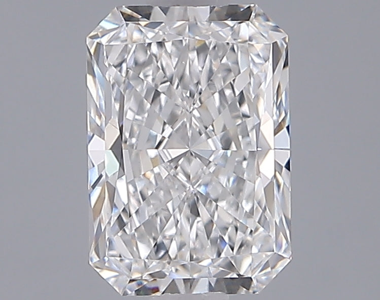 1.55 Carat Radiant Shaped, Ideal Cut, E Color, VVS2 Clarity, IGI Certified Lab Grown Diamond