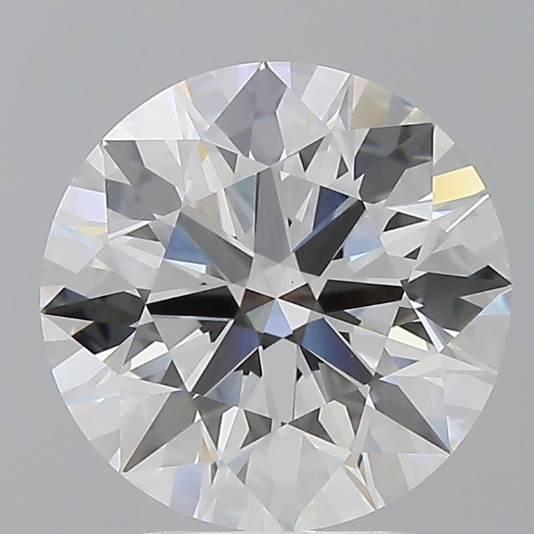 4.02 Carat Round Shaped, Ideal Cut, E Color, VVS2 Clarity, IGI Certified Lab Grown Diamond